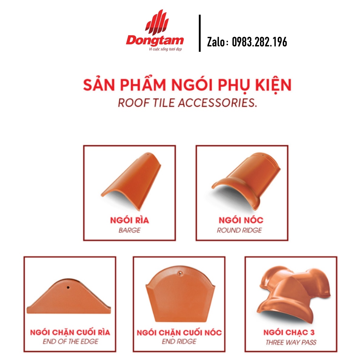 Ngói Sóng Đồng Tâm 2 Vít Titan 001-002-003-004-005-006-007-008-009