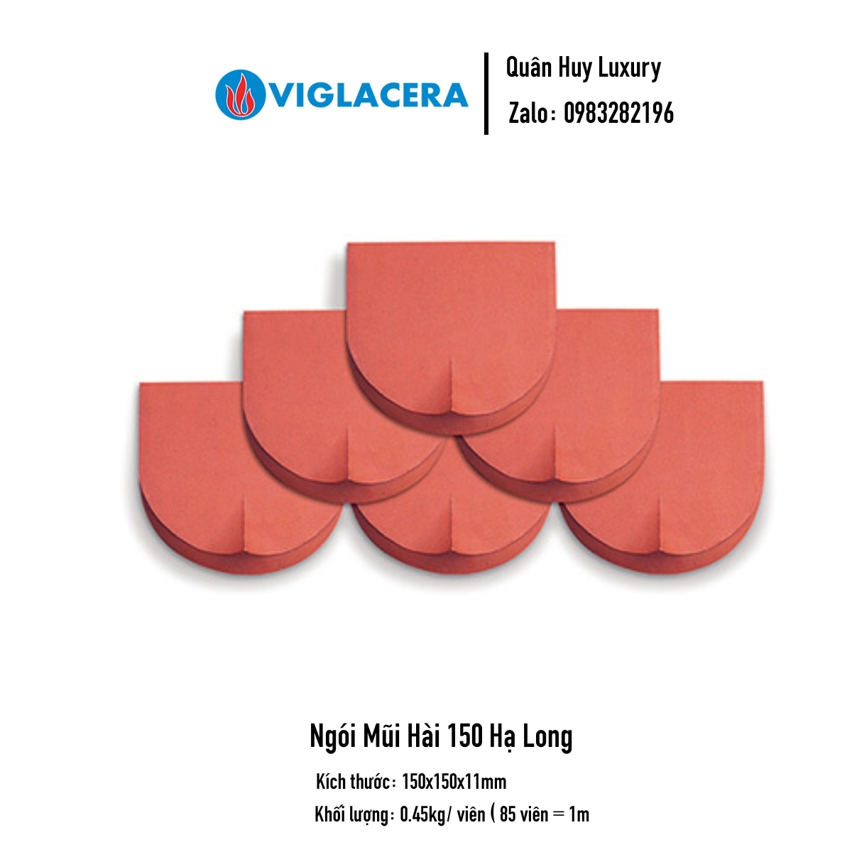 Ngói Mũi Hài 150 Hạ Long